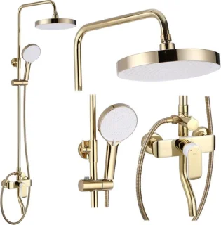 Rea Bloom Regendouche 144cm Wit