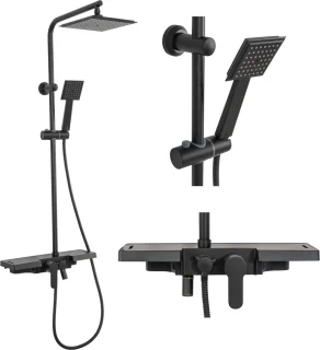 Rea Bravo Regendouche 105cm Zwart