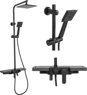 Rea Bravo Regendouche 105cm Zwart