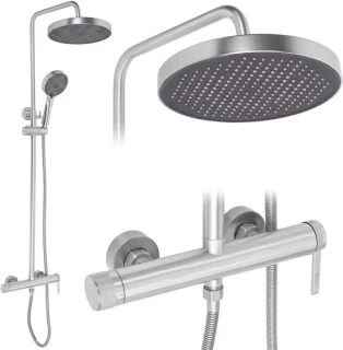 Rea - Doucheset Grace Brush Nickel