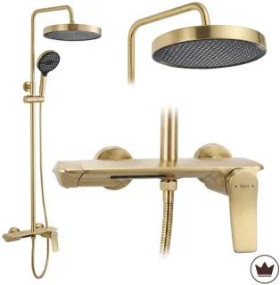 Rea doucheset Vision Brush gold