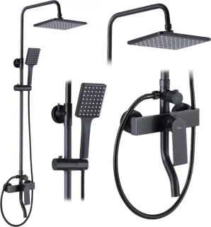 Rea Hass Regendouche 122cm Zwart