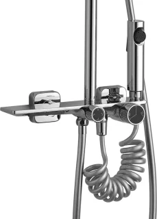 Rea Helix Regendouche 114,5cm Grijs