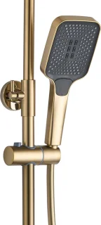Rea Helix Regendouche Geborsteld Goud 114,5cm