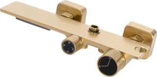 Rea Helix Regendouche Geborsteld Goud 114,5cm