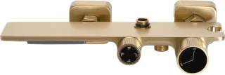 Rea Helix Regendouche Geborsteld Goud 114,5cm