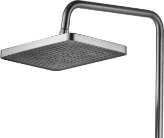 Rea Helix Regendouche Geborsteld Nikkel 114,5cm