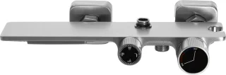 Rea Helix Regendouche Geborsteld Nikkel 114,5cm
