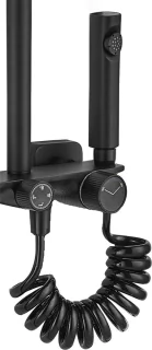 Rea Helix Regendouche Zwart 114,5cm