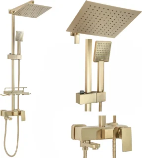 Rea Jack Regendouche 102cm Geborsteld Goud