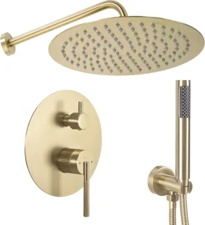 Rea Js-622711Bg Argon Regendouche 20cm Geborsteld Goud