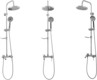 Rea Luis Regendouche 100cm Grijs