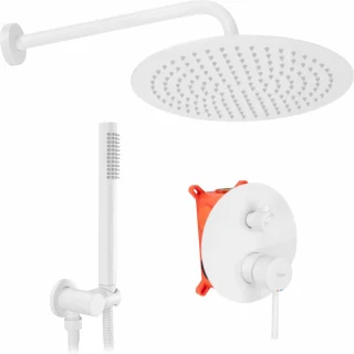 Rea Lungo Inbouw Regendouche 36cm Wit