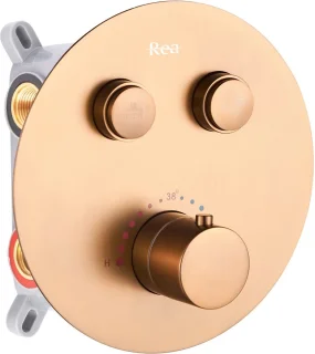 Rea Lungo Inbouw Regendouche Borstelkoper 25cm