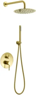 Rea Lungo Inbouw Regendouche Goud 36,5cm