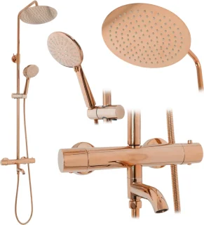 Rea Lungo Regendouche 117cm Roze Goud