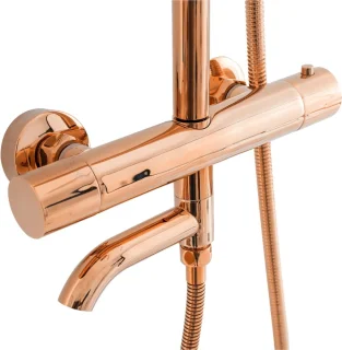 Rea Lungo Regendouche 117cm Roze Goud