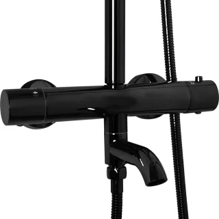 Rea Lungo Regendouche 117cm Zwart