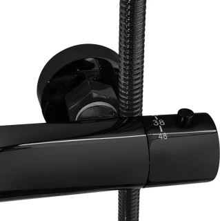 Rea Lungo Regendouche 117cm Zwart