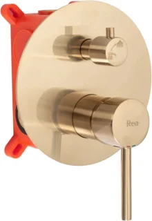 Rea Lungo Regendouche 16cm Geborsteld Goud