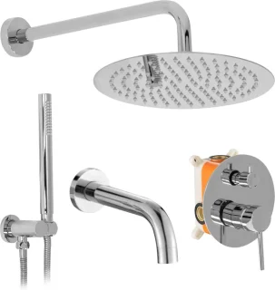 Rea Lungo Regendouche 9cm Grijs