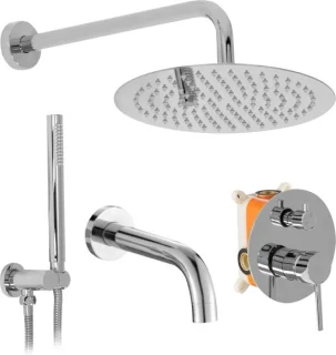 Rea Lungo Regendouche 9cm Grijs