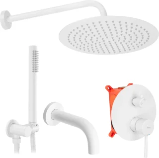 Rea Lungo Regendouche 9cm Wit