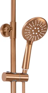 Rea Lungo Regendouche Borstel Koper 117cm