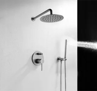 Rea Lungo Regendouche Inbouw 36,5cm Grijs
