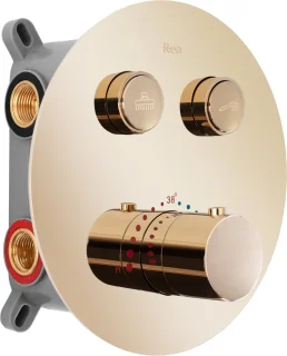 Rea Lungo Regendouche Inbouw Goud 36,5 cm