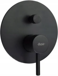Rea Lungo Zwarte Regendouche 9cm