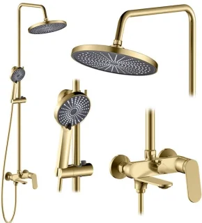 Rea Marco Regendouche 117cm Geborsteld Goud