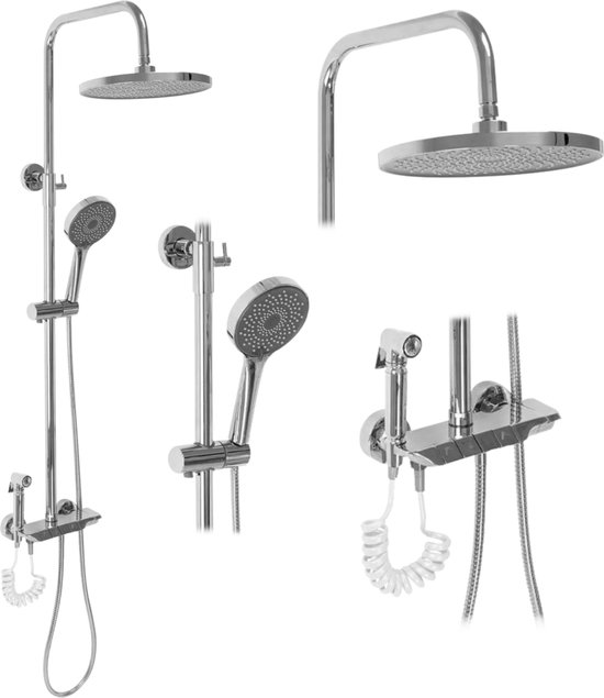 Rea Max Regendouche 115cm Grijs