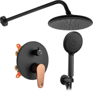 Rea Mild Regendouche 37cm Zwart