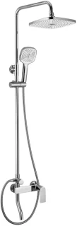 Rea My1902-77C Storm Regendouche 144 cm Chroom