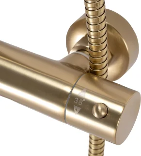 Rea Parot Regendouche 120cm Geborsteld Goud