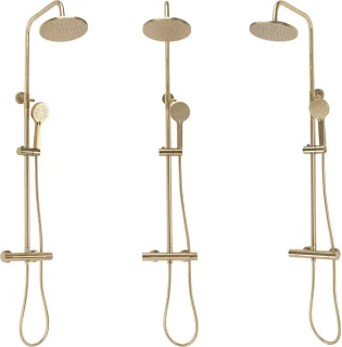 Rea Parot Regendouche 120cm Geborsteld Goud