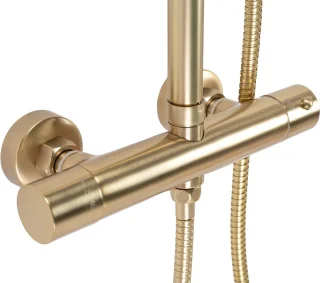 Rea Parot Regendouche 120cm Geborsteld Goud