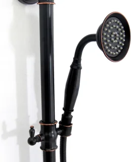 Rea Retro Regendouche Zwart 150cm