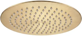 Rea ronde douchekop Js-p014bg 25 cm brush gold