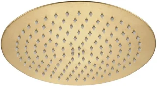 Rea ronde douchekop Js-p014bg 30cm brush gold