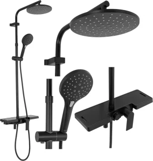 Rea Santos Regendouche 117cm Zwart
