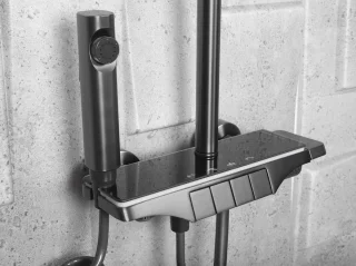 Rea Savio Regendouche 120cm Grijs