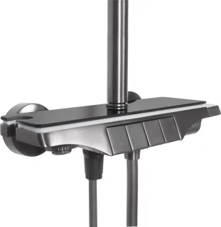 Rea Savio Regendouche 120cm Grijs