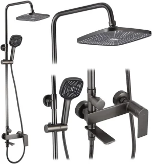 Rea Storm Regendouche 136cm Grijs