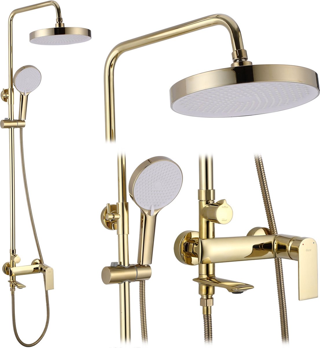 Rea Veneta Regendouche 136cm Goud