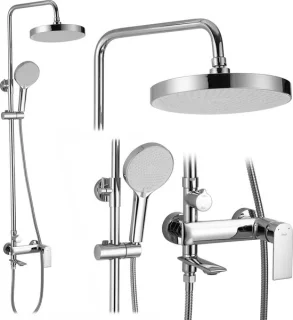 Rea Veneta Regendouche 136cm Grijs