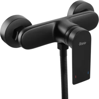 Rea Verso Regendouche 6 cm Zwart
