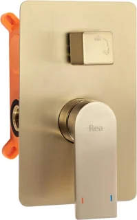 Rea Verso Regendouche Inbouw 35cm Geborsteld Goud