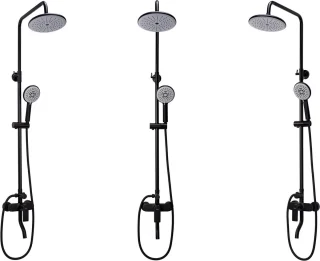 Rea Verso Regendouche Zwart 143,5 cm